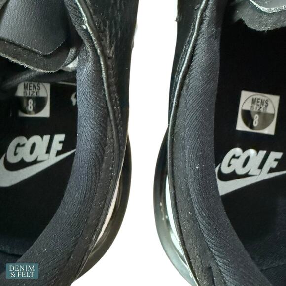 Nike Air Zoom Victory Tour 3 Golf Shoes Black White Leather Spiked Grip NEW~NIB! - Picture 13 of 16